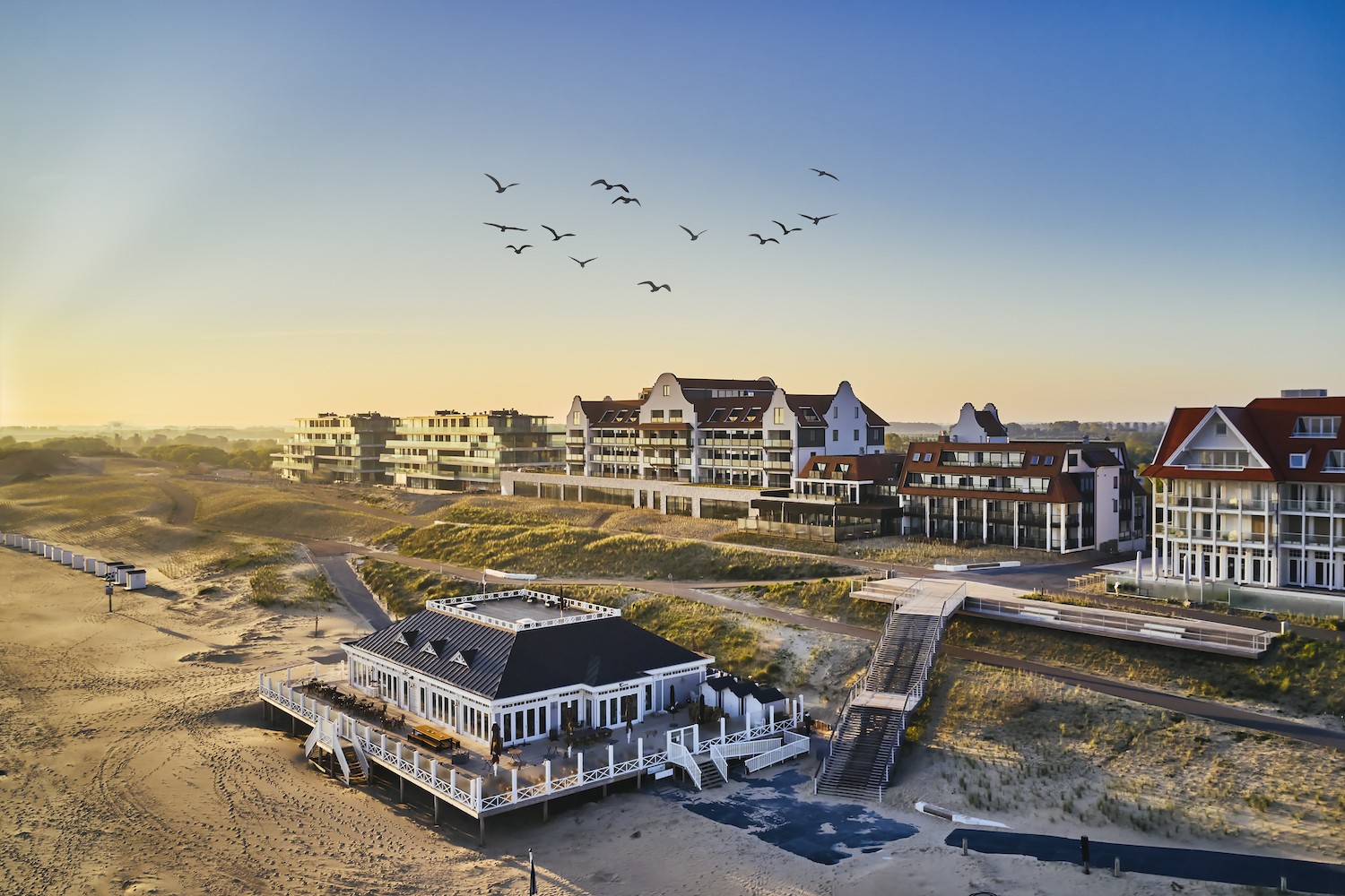 Le bord de mer à Candzand Bad